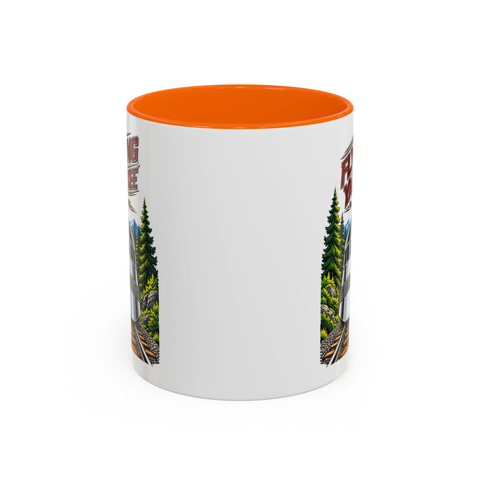 Flying Yankee No. 6000 – 1935 Vintage Streamliner - Accent Coffee Mug (11, 15oz)