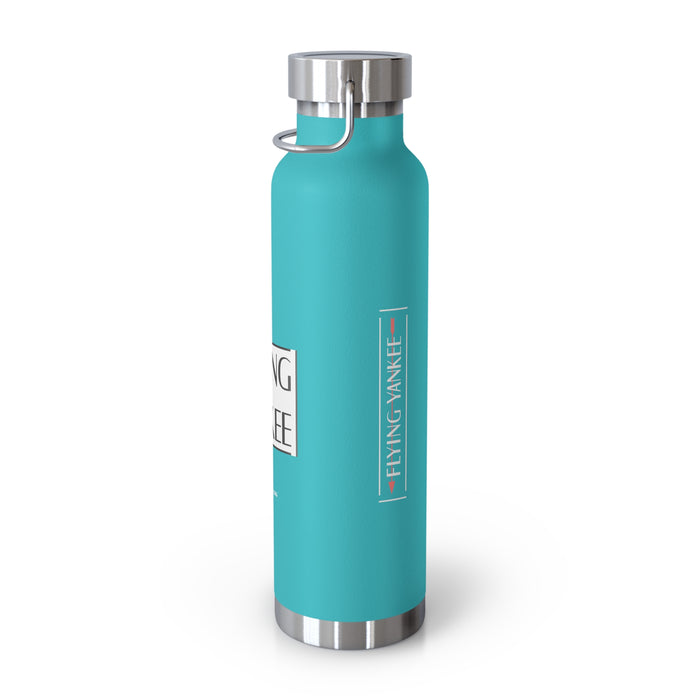 Flying Yankee Logo - Copper Vacuum Insulated Bottle, 22oz