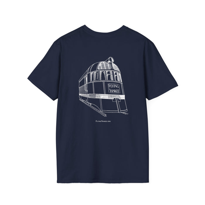 Flying Yankee Logo - Unisex Softstyle T-Shirt