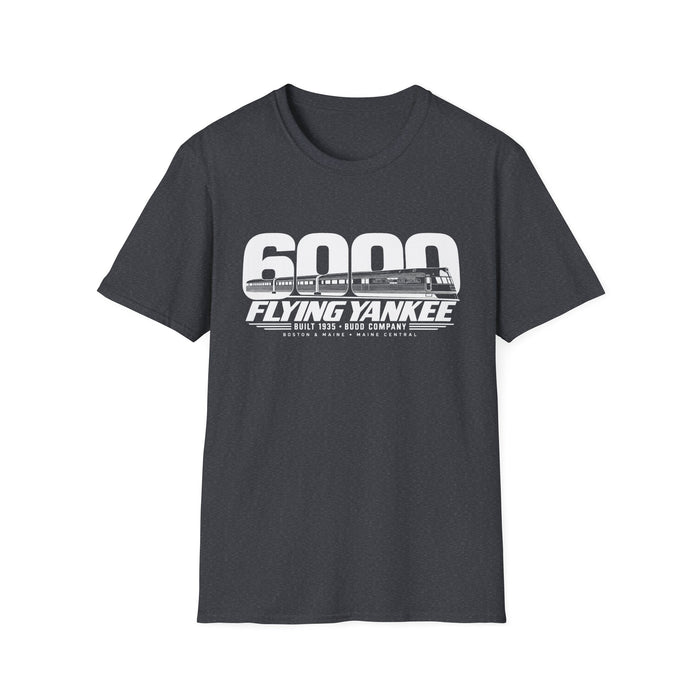 Flying Yankee 6000 | 1935 Budd Streamliner Vintage Railroad Design | Unisex Softstyle T-Shirt
