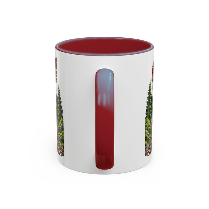 Flying Yankee No. 6000 – 1935 Vintage Streamliner - Accent Coffee Mug (11, 15oz)