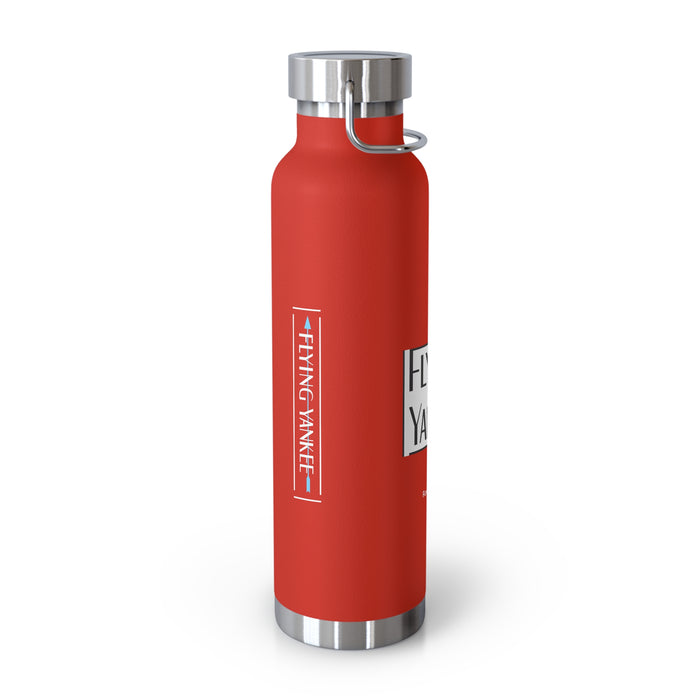 Flying Yankee Logo - Copper Vacuum Insulated Bottle, 22oz