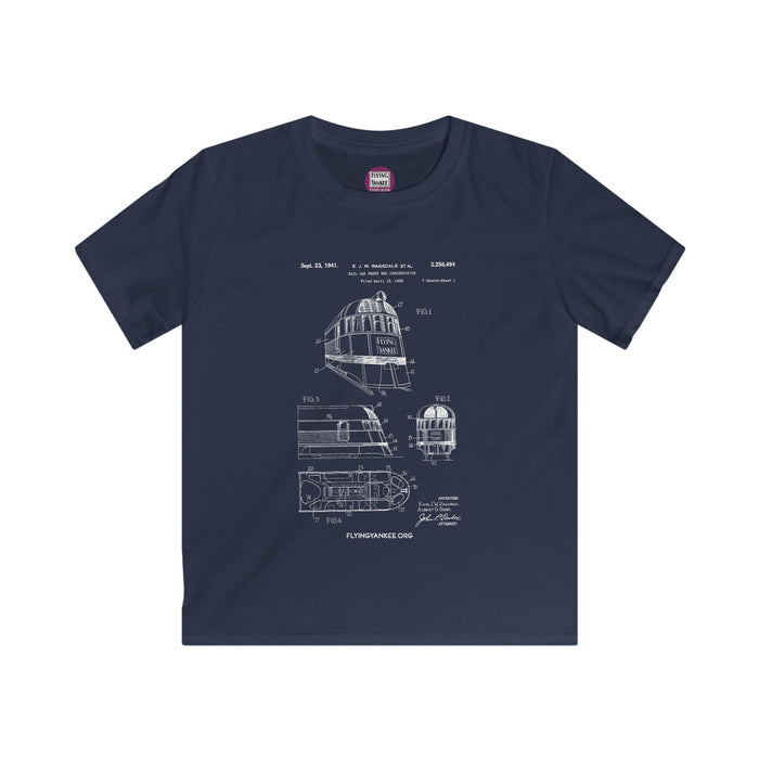 US Patent Flying Yankee - Kids Softstyle Tee