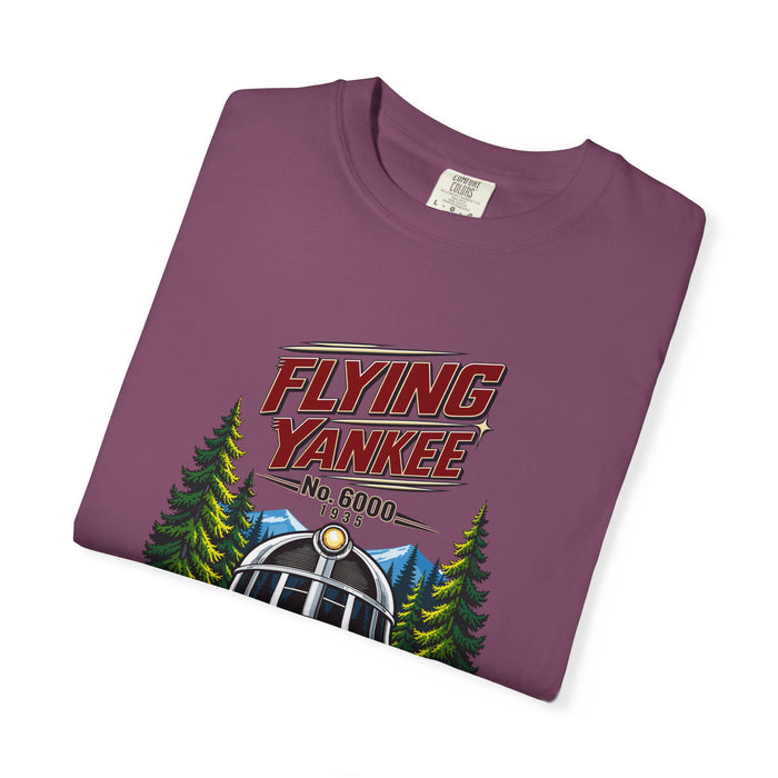 Flying Yankee No. 6000 – 1935 Vintage Streamliner - Unisex Garment-Dyed T-shirt