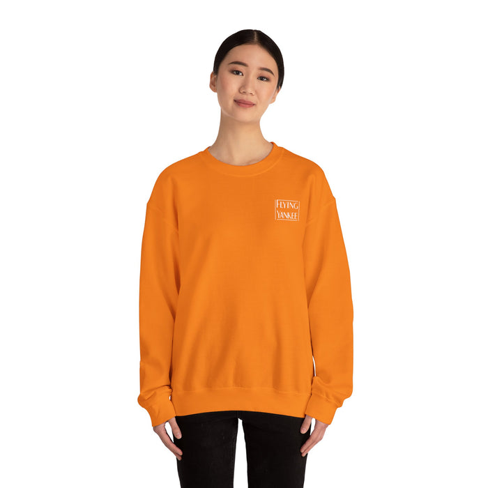 Flying Yankee Outline Logo Unisex Heavy Blend™ Crewneck Sweatshirt