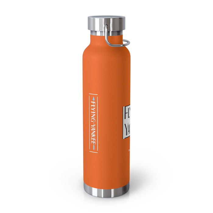 Flying Yankee Logo - Copper Vacuum Insulated Bottle, 22oz