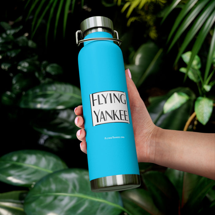 Flying Yankee Logo - Copper Vacuum Insulated Bottle, 22oz