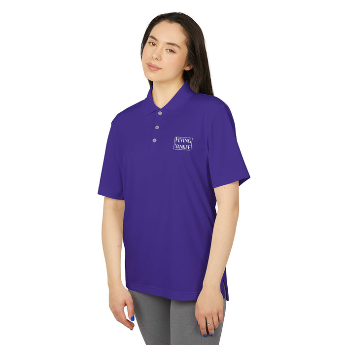 Flying Yankee Embroidered Logo - adidas Unisex Performance Polo