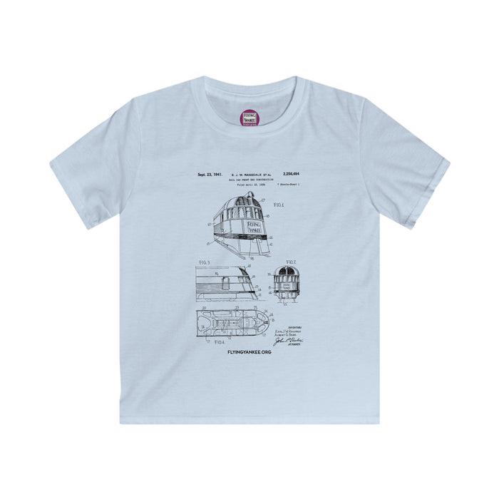 US Patent Flying Yankee - Kids Softstyle Tee