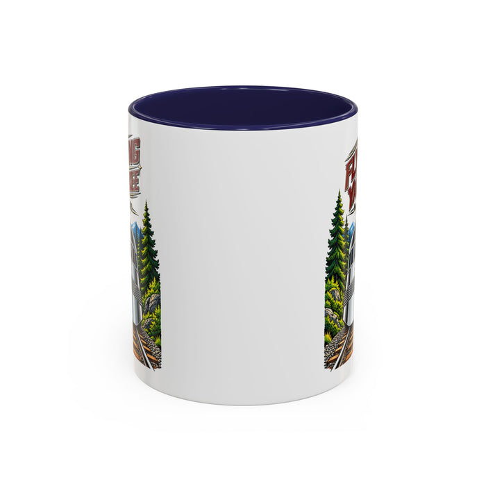 Flying Yankee No. 6000 – 1935 Vintage Streamliner - Accent Coffee Mug (11, 15oz)