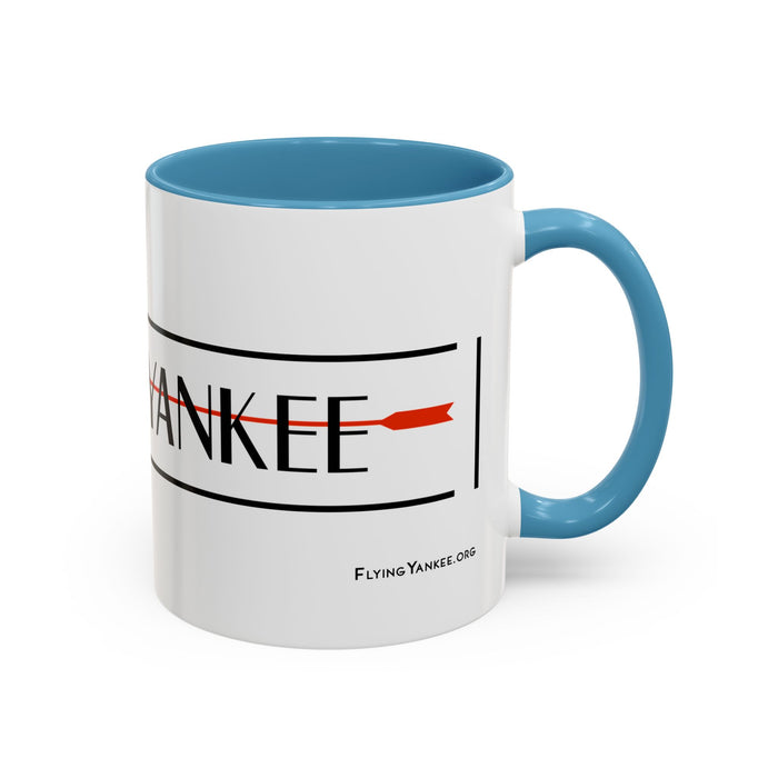 Arrow Flying Yankee Logo - Accent Coffee Mug (11, 15oz)