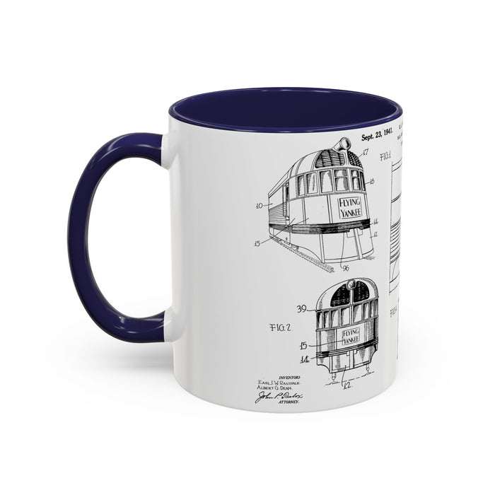 US Patent Flying Yankee - Accent Coffee Mug (11, 15oz)