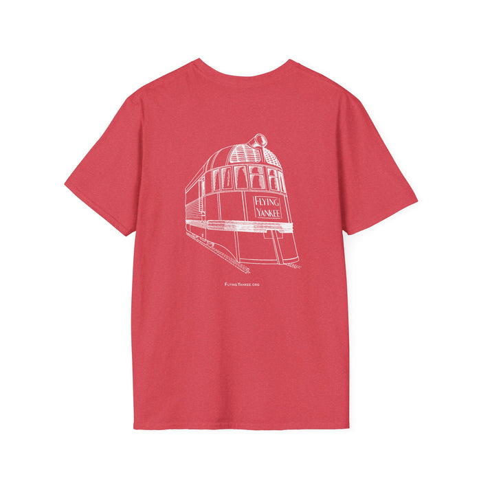 Flying Yankee Logo - Unisex Softstyle T-Shirt
