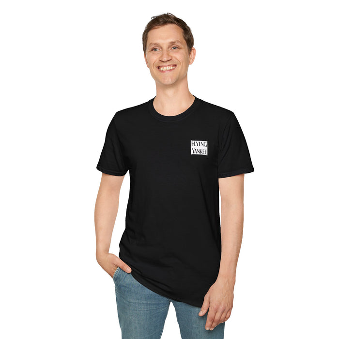 Flying Yankee Logo - Unisex Softstyle T-Shirt