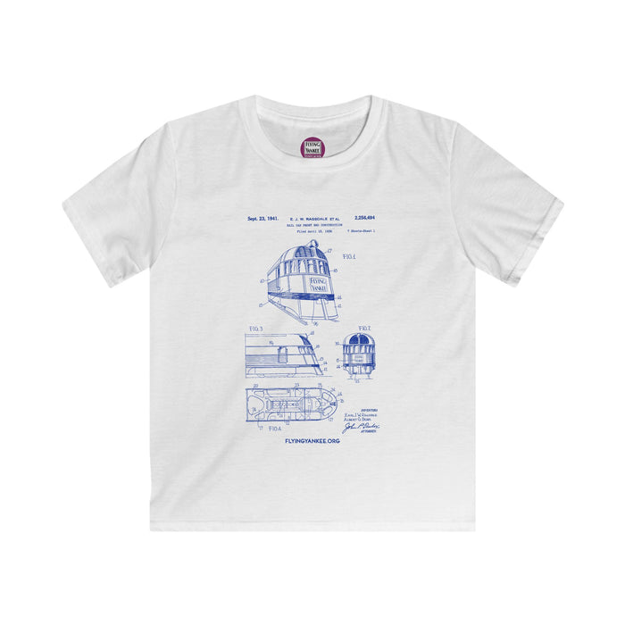 US Patent Flying Yankee - Kids Softstyle Tee
