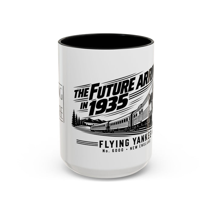 The Future Arrived in 1935 | Flying Yankee No. 6000 | Accent Coffee Mug (11, 15oz)