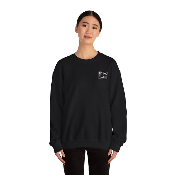Flying Yankee Outline Logo Unisex Heavy Blend™ Crewneck Sweatshirt