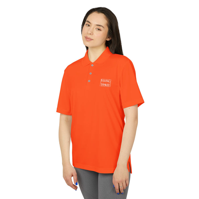 Flying Yankee Embroidered Logo - adidas Unisex Performance Polo