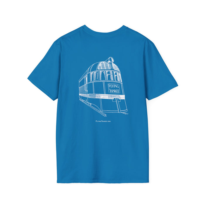 Flying Yankee Logo - Unisex Softstyle T-Shirt