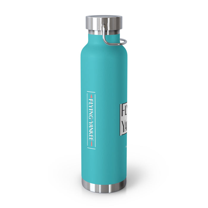 Flying Yankee Logo - Copper Vacuum Insulated Bottle, 22oz