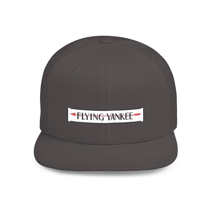 Flying Yankee Embroidered ARROW Logo - Flat Bill Snapback