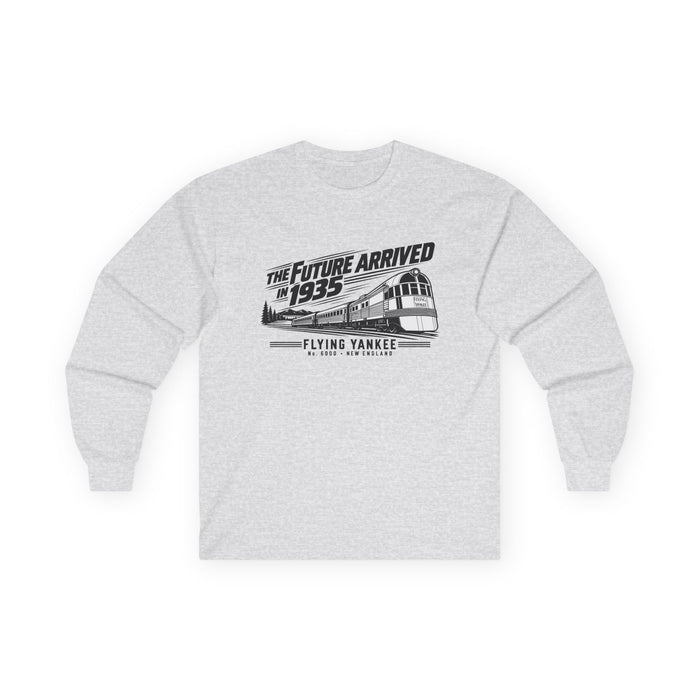 The Future Arrived in 1935 | Flying Yankee No. 6000 | Unisex Ultra Cotton Long Sleeve Tee