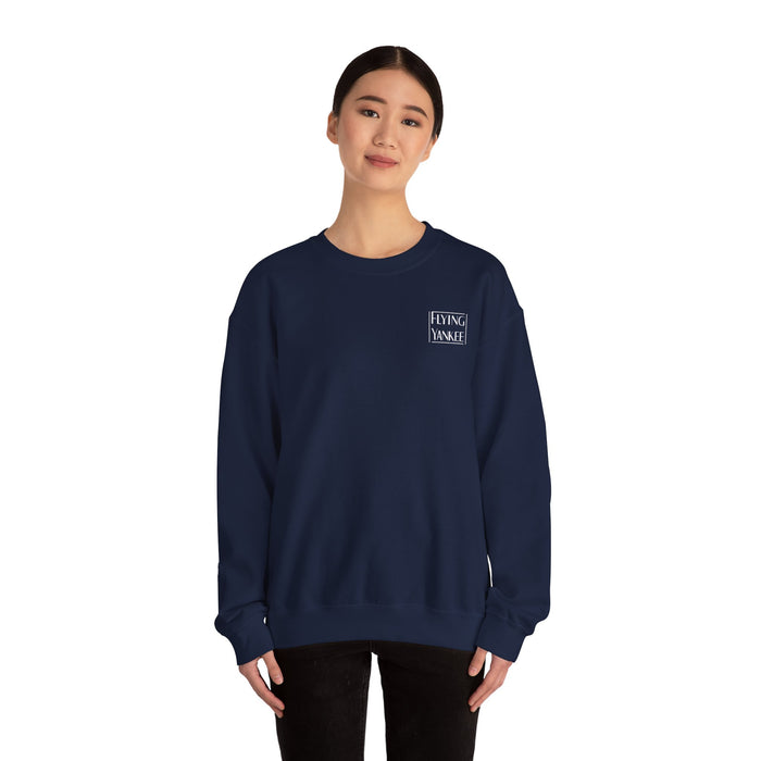 Flying Yankee Outline Logo Unisex Heavy Blend™ Crewneck Sweatshirt