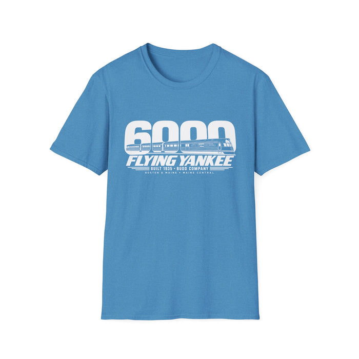 Flying Yankee 6000 | 1935 Budd Streamliner Vintage Railroad Design | Unisex Softstyle T-Shirt