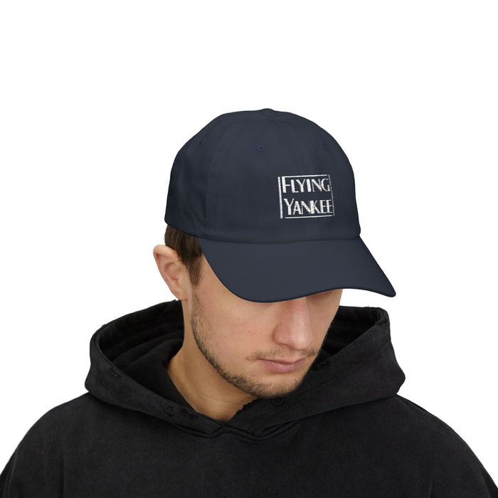 Flying Yankee Outline Embroidered Logo - Classic Dad Cap