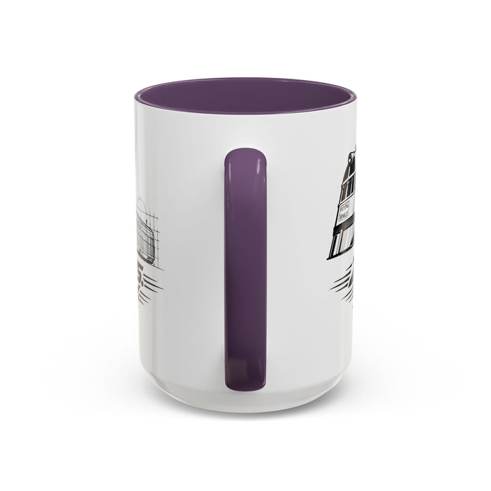 Flying Yankee – 2.7 Million Miles, One More Journey - Accent Coffee Mug (11, 15oz)