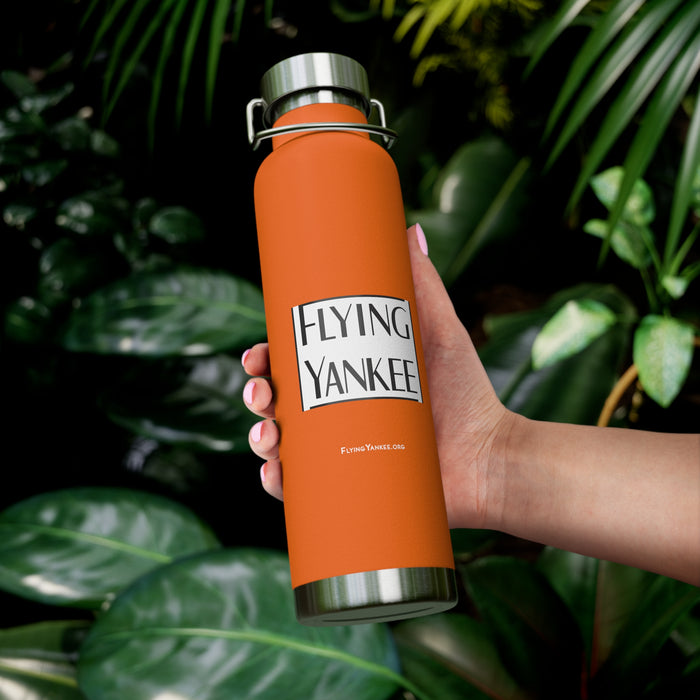 Flying Yankee Logo - Copper Vacuum Insulated Bottle, 22oz