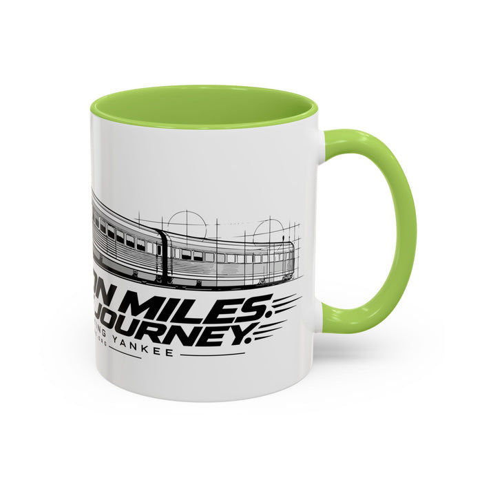 Flying Yankee – 2.7 Million Miles, One More Journey - Accent Coffee Mug (11, 15oz)