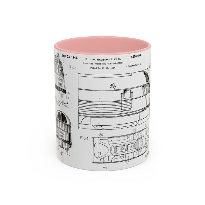 US Patent Flying Yankee - Accent Coffee Mug (11, 15oz)