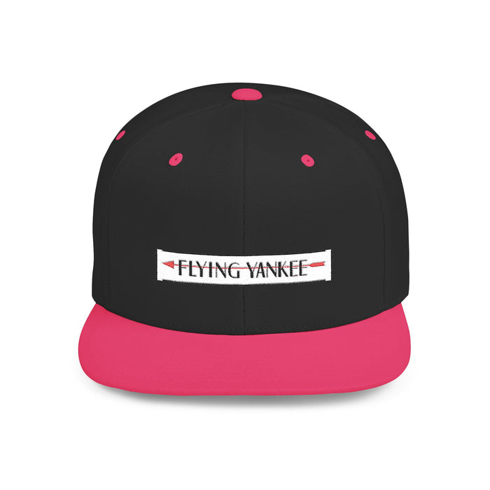 Flying Yankee Embroidered ARROW Logo - Flat Bill Snapback