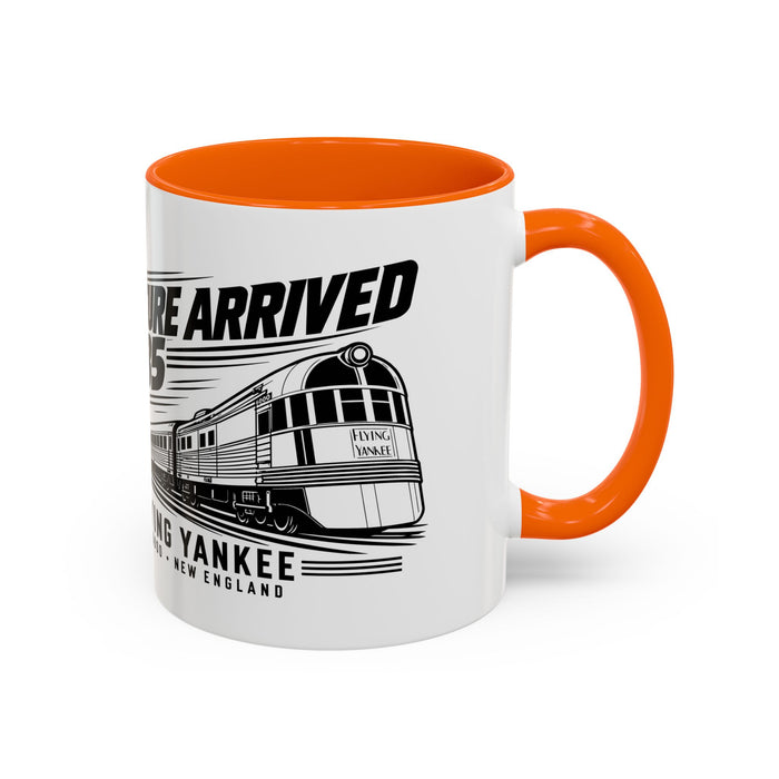 The Future Arrived in 1935 | Flying Yankee No. 6000 | Accent Coffee Mug (11, 15oz)
