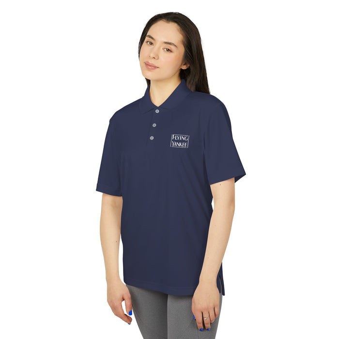 Flying Yankee Embroidered Logo - adidas Unisex Performance Polo