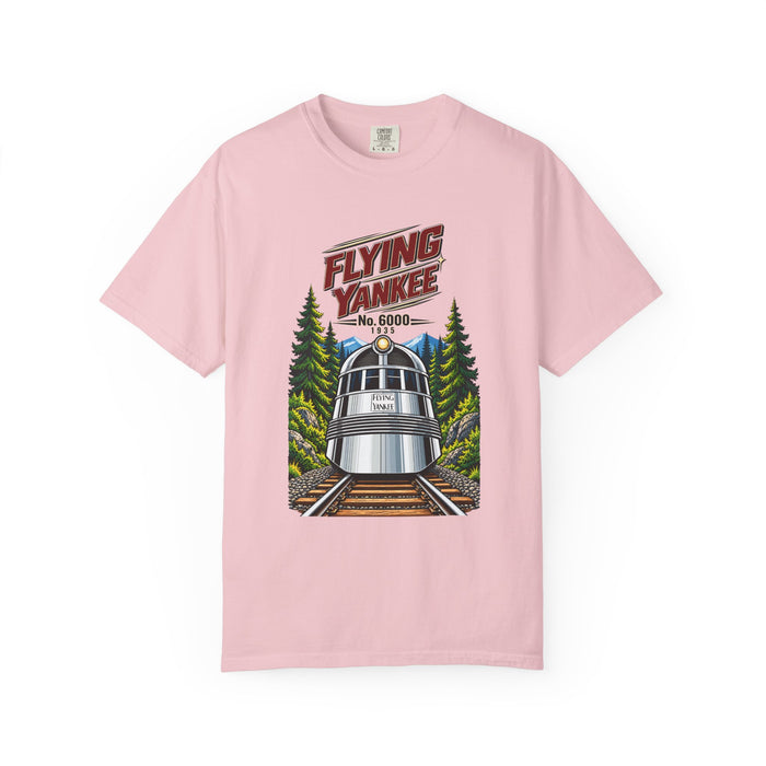Flying Yankee No. 6000 – 1935 Vintage Streamliner - Unisex Garment-Dyed T-shirt