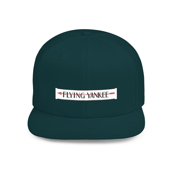 Flying Yankee Embroidered ARROW Logo - Flat Bill Snapback
