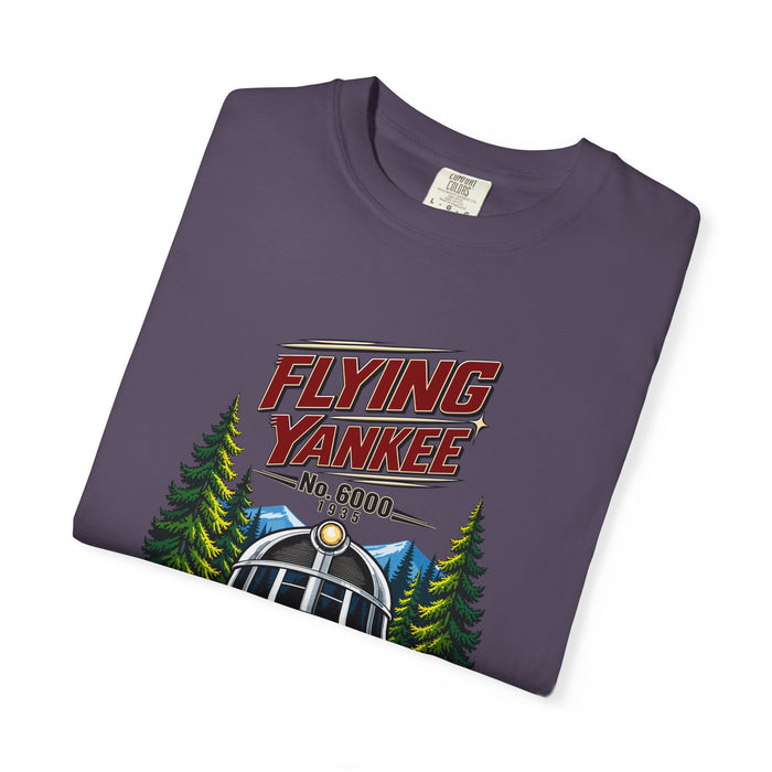 Flying Yankee No. 6000 – 1935 Vintage Streamliner - Unisex Garment-Dyed T-shirt