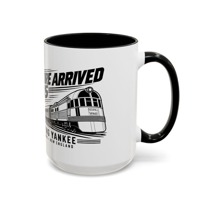 The Future Arrived in 1935 | Flying Yankee No. 6000 | Accent Coffee Mug (11, 15oz)