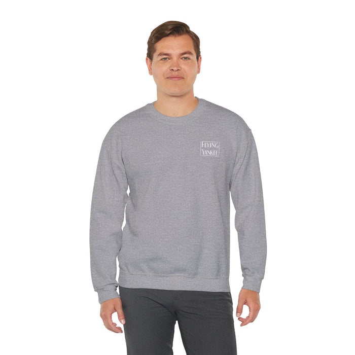 Flying Yankee Outline Logo Unisex Heavy Blend™ Crewneck Sweatshirt