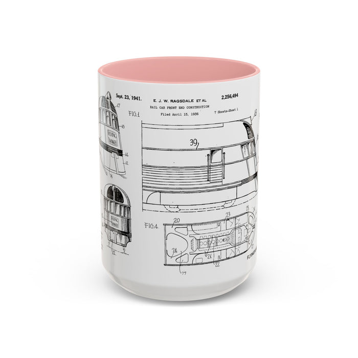 US Patent Flying Yankee - Accent Coffee Mug (11, 15oz)