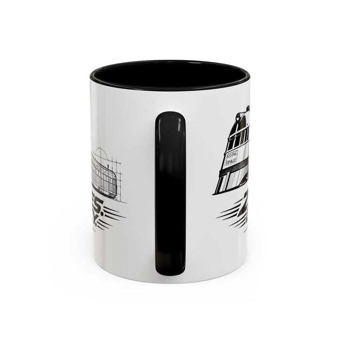 Flying Yankee – 2.7 Million Miles, One More Journey - Accent Coffee Mug (11, 15oz)