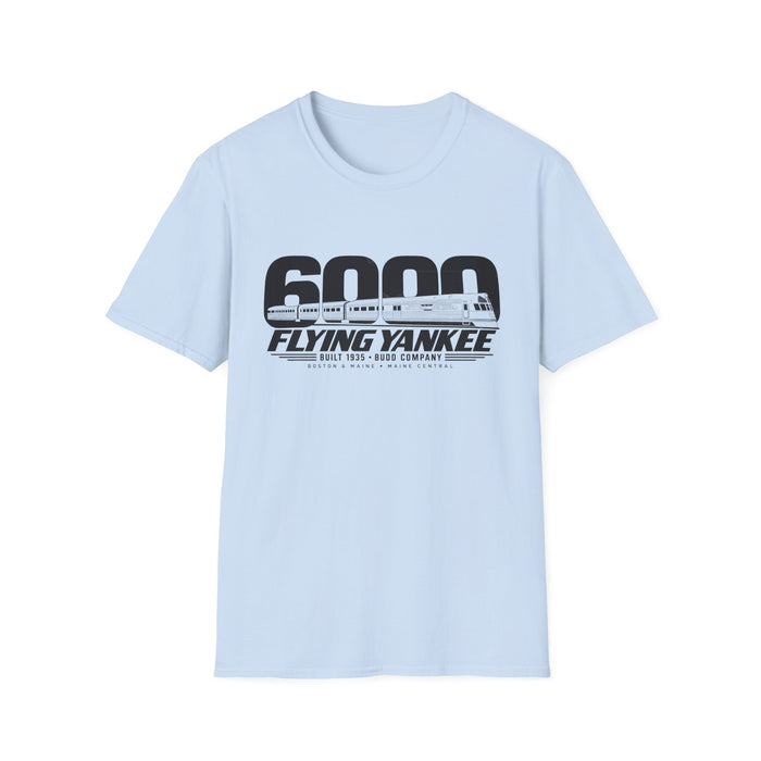 Flying Yankee 6000 | 1935 Budd Streamliner Vintage Railroad Design | Unisex Softstyle T-Shirt