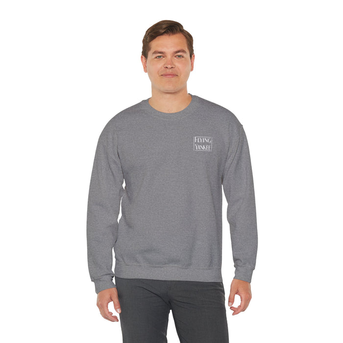 Flying Yankee Outline Logo Unisex Heavy Blend™ Crewneck Sweatshirt
