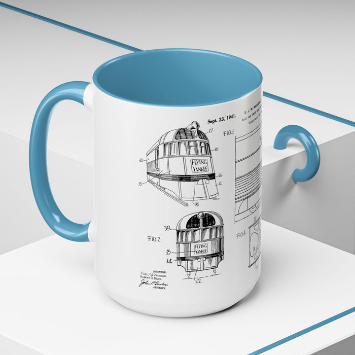 US Patent Flying Yankee - Accent Coffee Mug (11, 15oz)