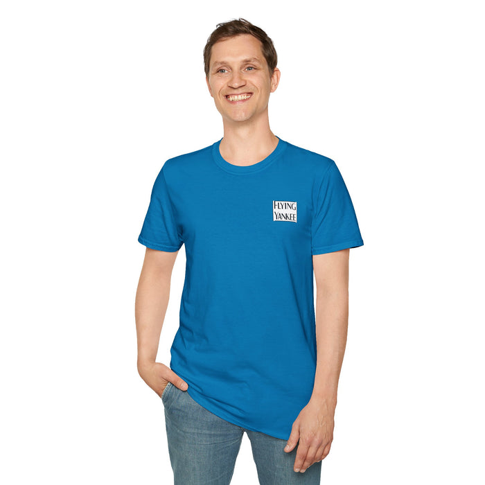 Flying Yankee Logo - Unisex Softstyle T-Shirt