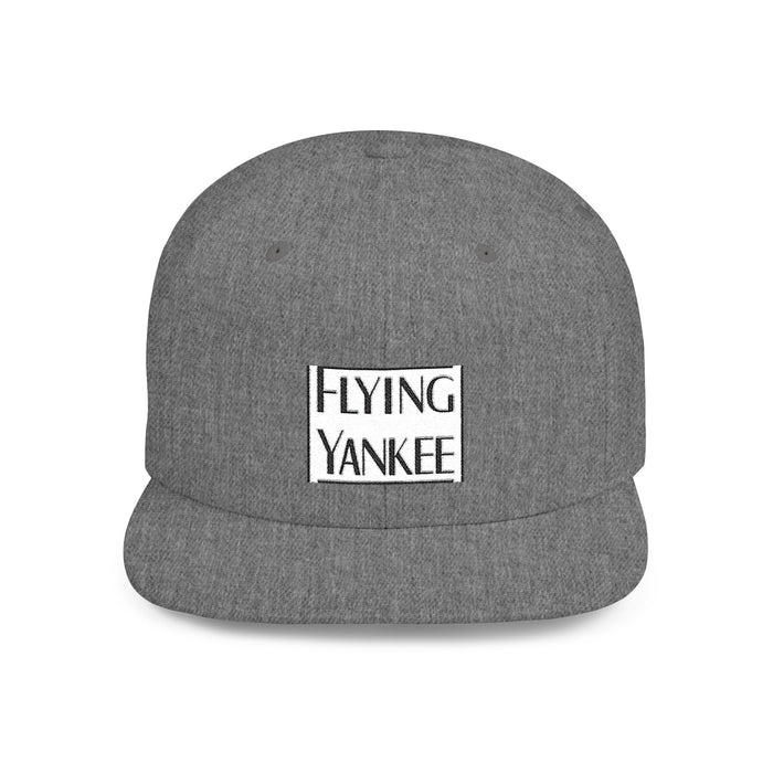 Flying Yankee Embroidered Logo - Flat Bill Snapback