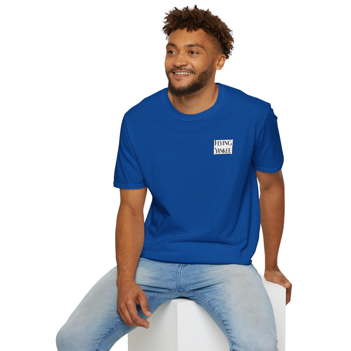 Flying Yankee Logo - Unisex Softstyle T-Shirt