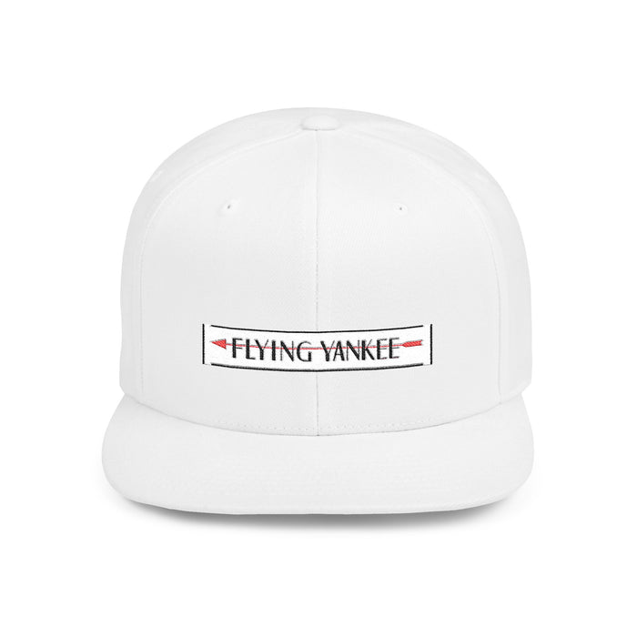 Flying Yankee Embroidered ARROW Logo - Flat Bill Snapback